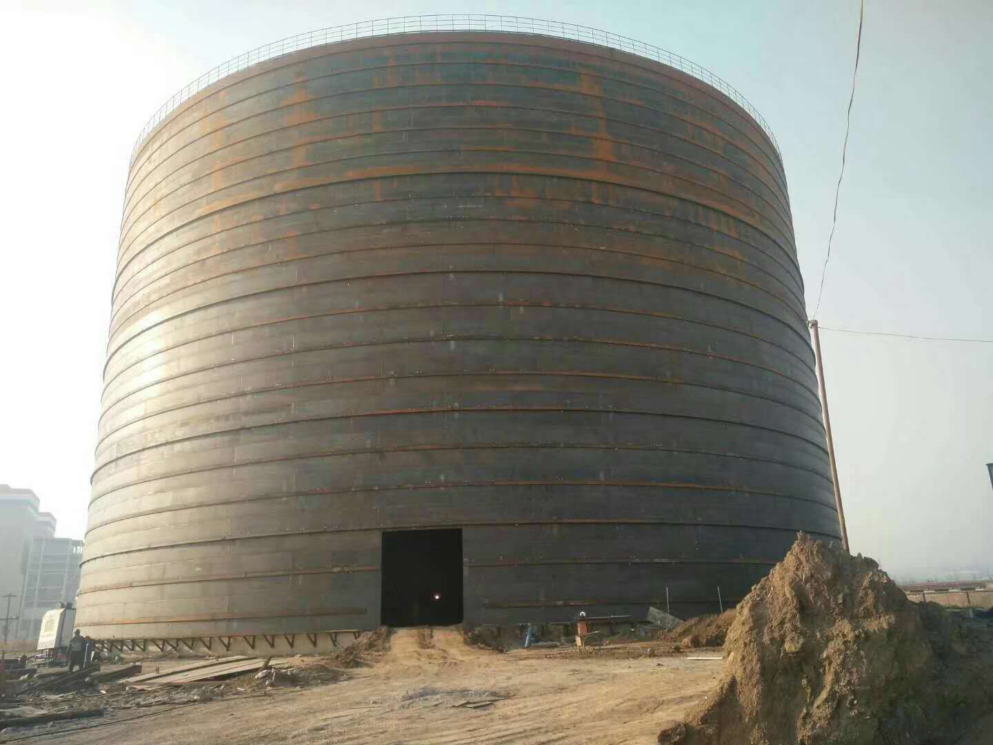 梁子湖承建大型钢板库的好处及原理